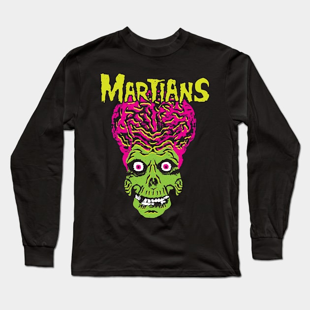 Martians Long Sleeve T-Shirt by Daletheskater